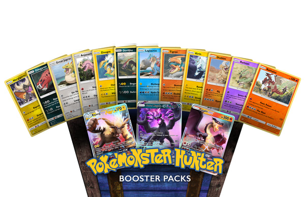 Pokemonster Hunter Parody Card Pack Art of RJ Palmer Pokemonster Hunter Parody Card Pack Art of RJ Palmer