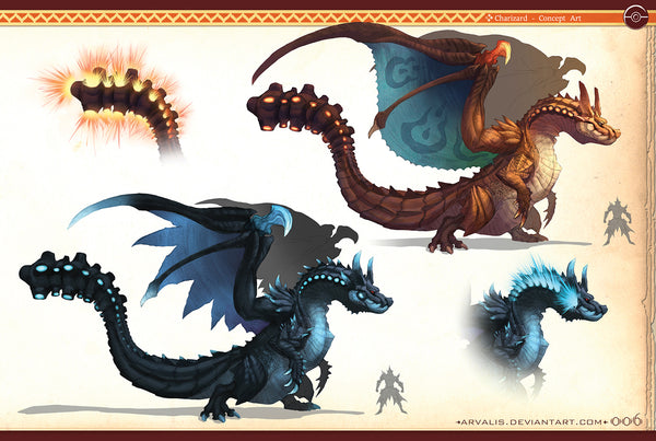 Monster Hunter x Pokemon : Charizard by EV-ARTWORK on DeviantArt