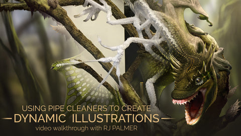 Using Pipe Cleaners to Create Dynamic Illustrations