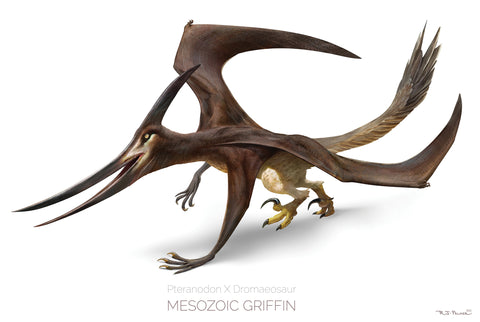 Mesozoic Griffin Print