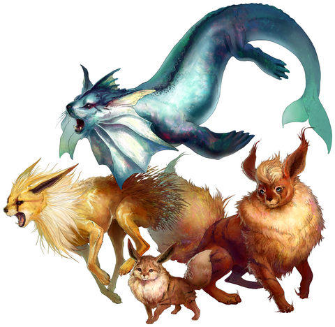 Eevee Evolutions Sticker