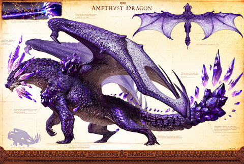 D&D Amethyst Dragon