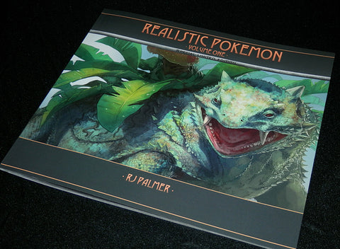 Realistic Pokemon-Volume One Art Book Art of RJ Palmer Realistic Pokemon-Volume One Art Book Art of RJ Palmer