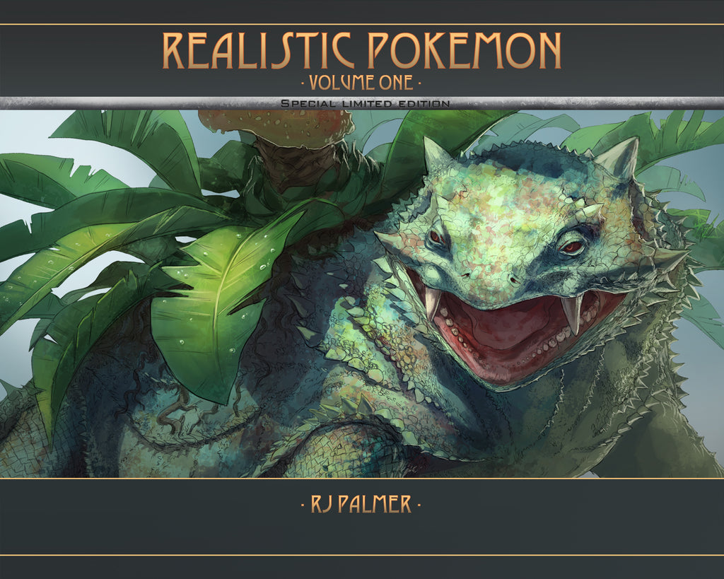 Realistic Pokemon-Volume One Art Book – Art of RJ Palmer