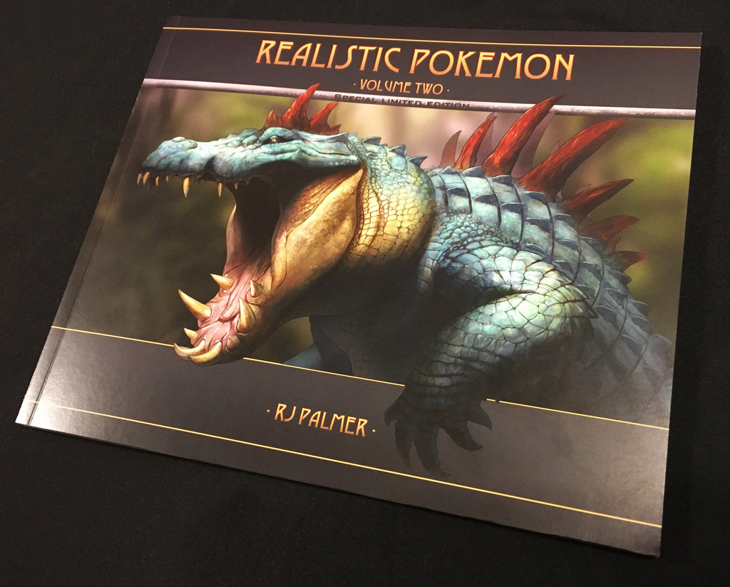 Realistic PokemonVolume Two Art Book Art of RJ Palmer