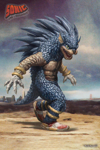 Sonic the Kaiju Print